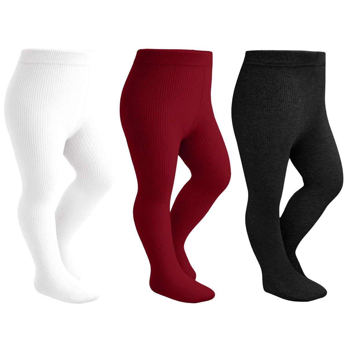 Stelle Toddler Girls Tights Baby Cable Knit Stockings Thick Cotton Legging