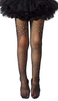 LUCKELF Girls Tights Children's Fishnet Tight 12 Colors Sparkle Rhinestone Hollow Out Pantyhose