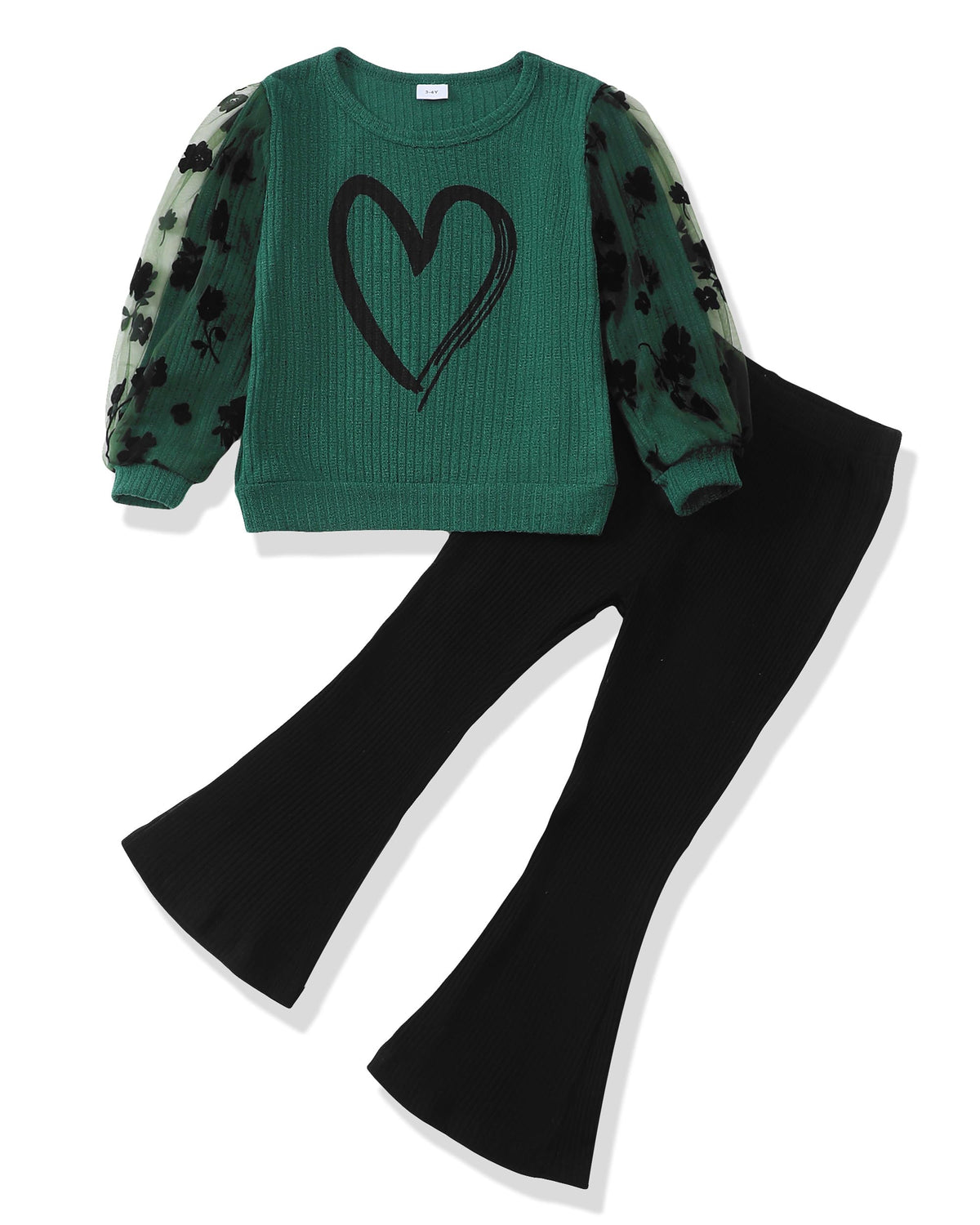 SODLON Girls Clothes Kids Winter Outfits Little Girl Clothing Sets 3-8Y