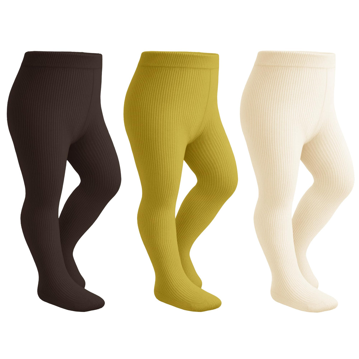 Stelle Toddler Girls Tights Baby Cable Knit Stockings Thick Cotton Legging