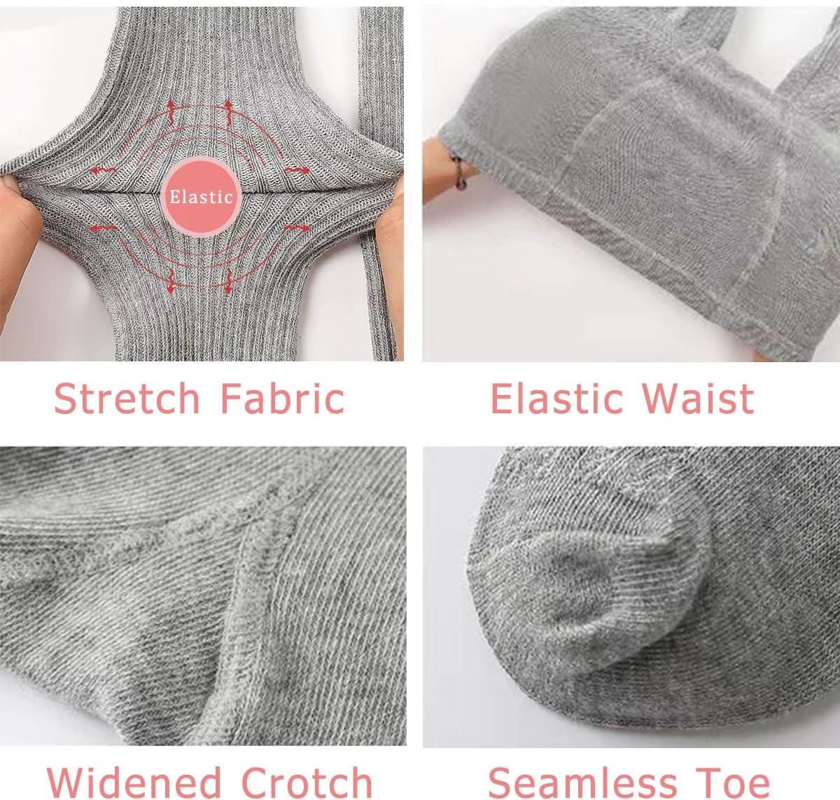 Baby Toddler Girls Tights Cable Knit Cotton Pantyhose for Kids