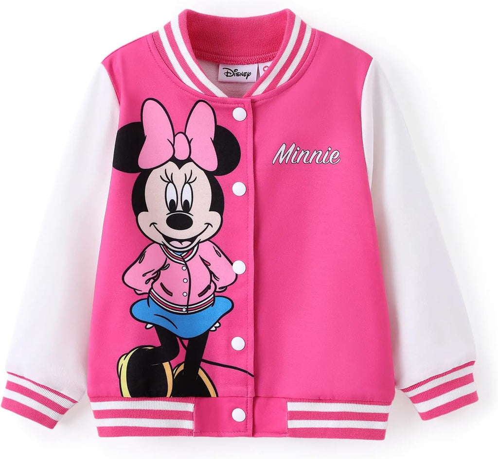 Disney Girl & Boy Varsity Bomber Jacket Fall Sweatshirt Toddler to Big Kid