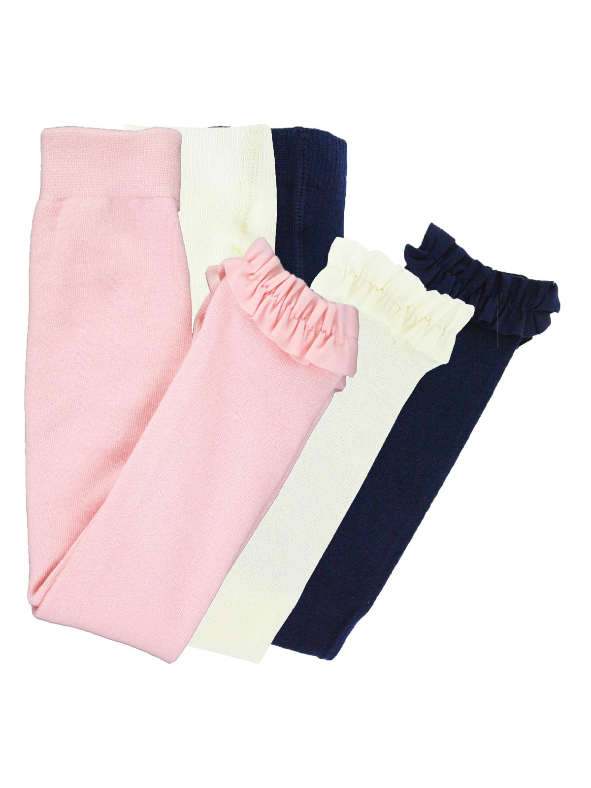 RuffleButts Baby/Toddler Girls Ruffle Tights - Footless Ruffled Tights