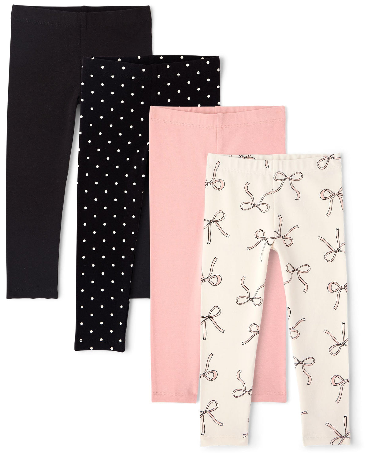 The Children's Place Baby Girls' and Toddler Print Leggings,4-Pack