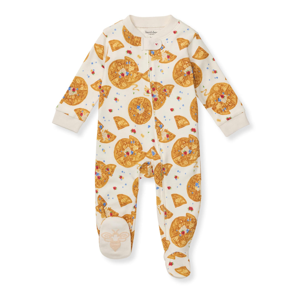 Burt's Bees Baby Boys Footless Pajamas, Sleep and Play Loose Fit, 100% Organic Cotton Soft One-piece PJs, Sizes NB to 6-9 Months