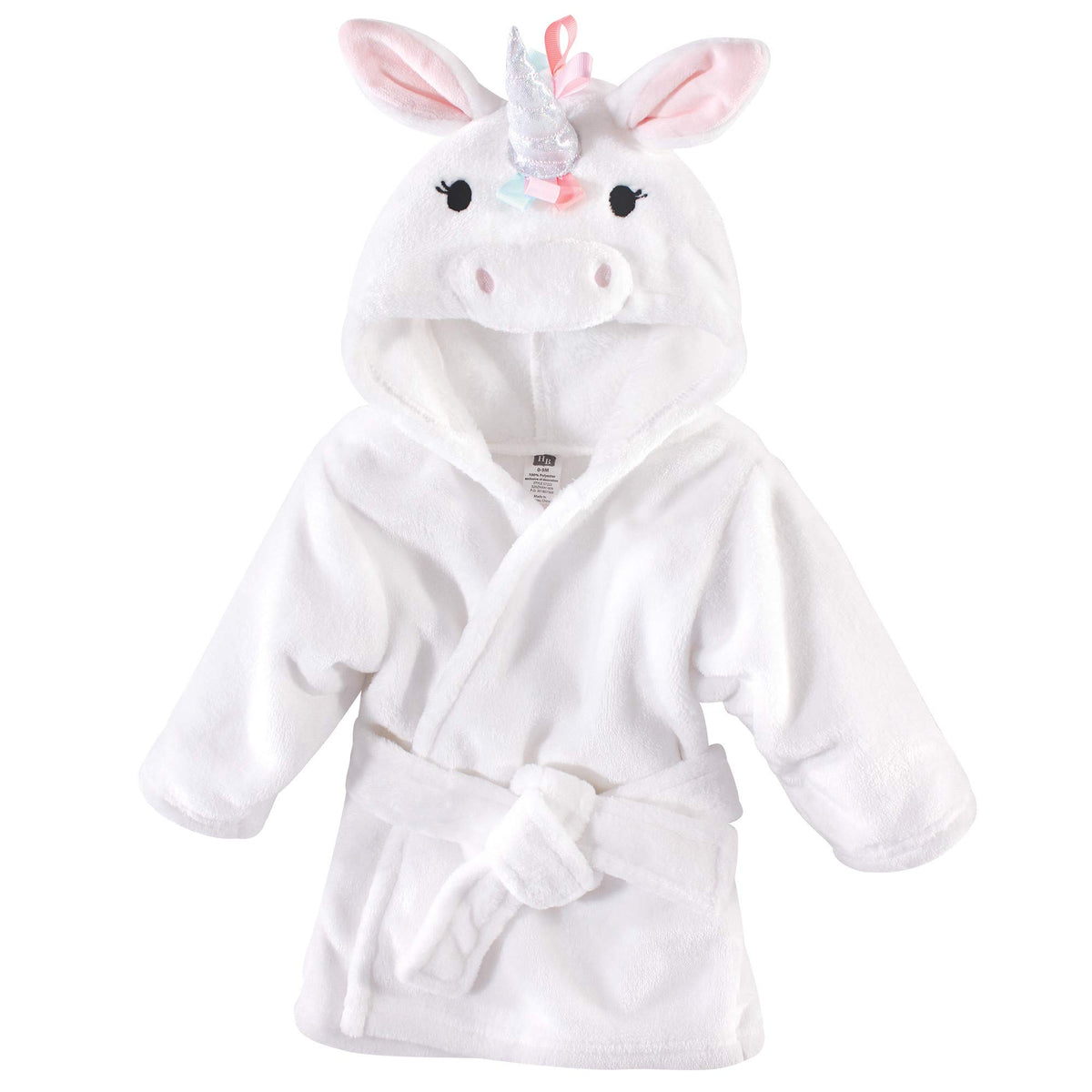 Hudson Baby Unisex Baby Plush Animal Face Bathrobe