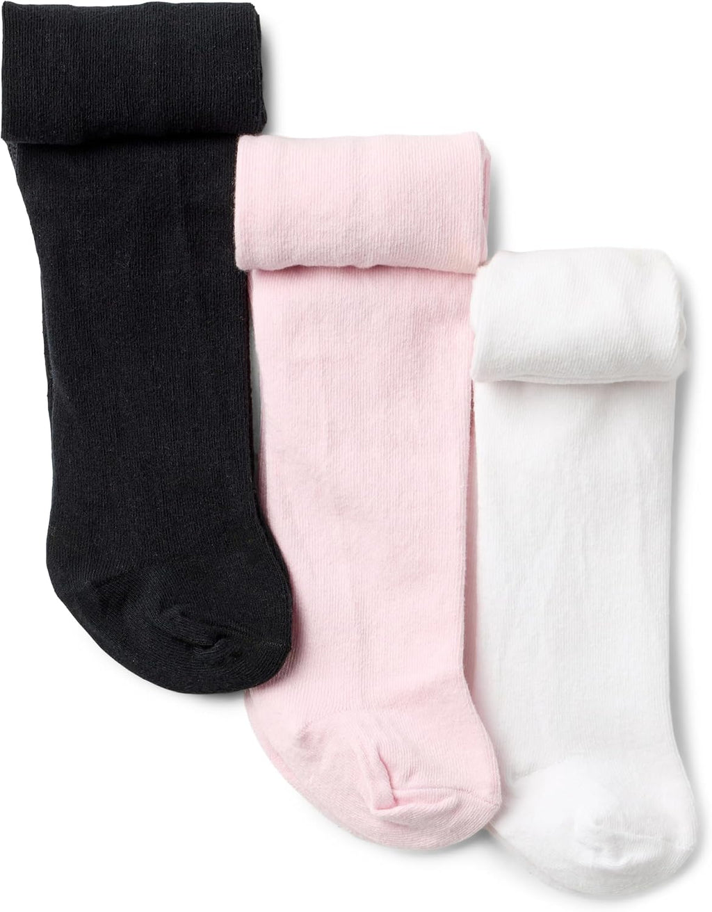 Amazon Essentials Baby Girls' Cotton-Nylon Blend Tights 3 Pairs
