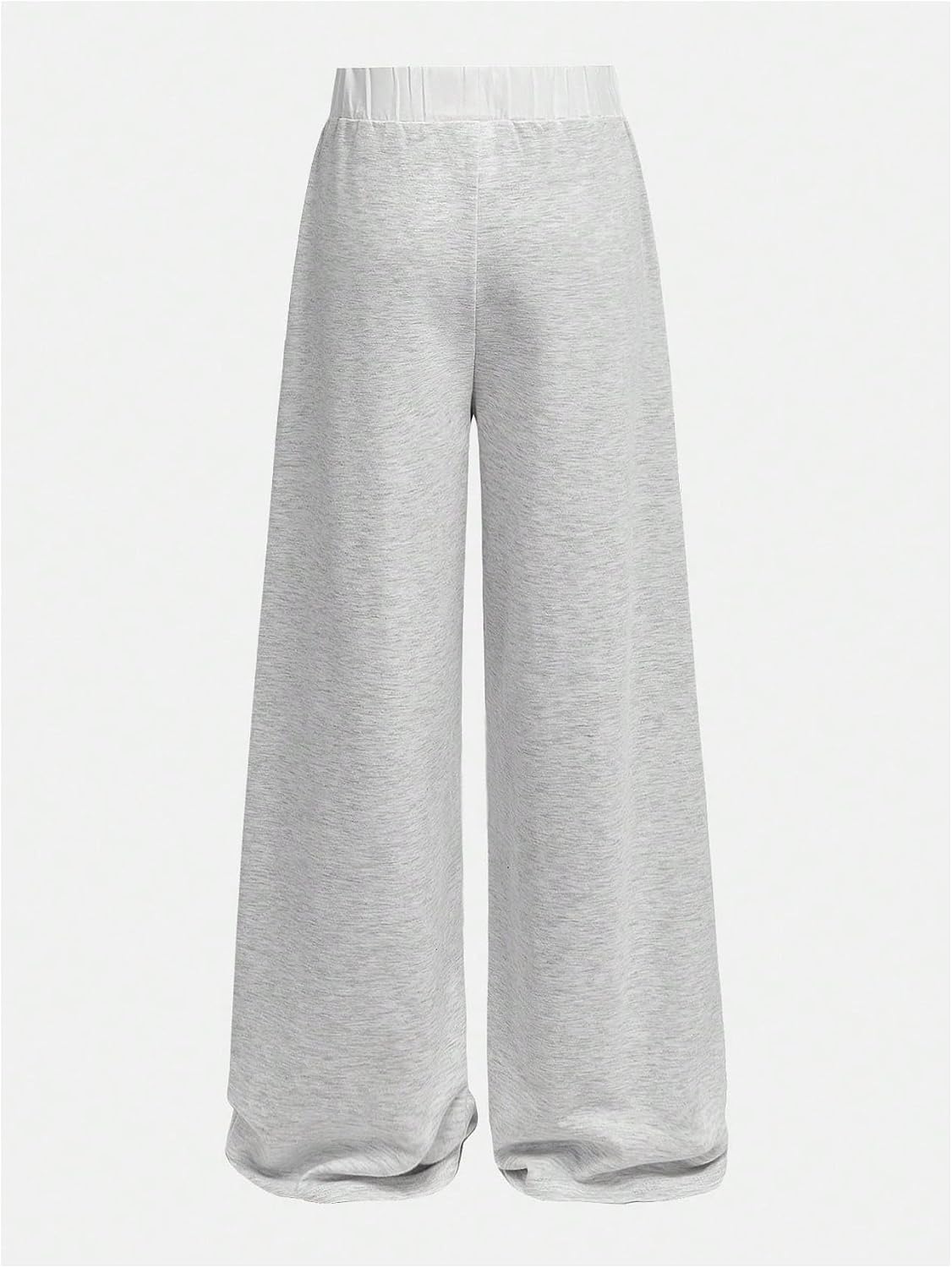 RoseSeek Girl's Wide Leg Baggy Sweatpants Patched Track Pant Joggers Trendy