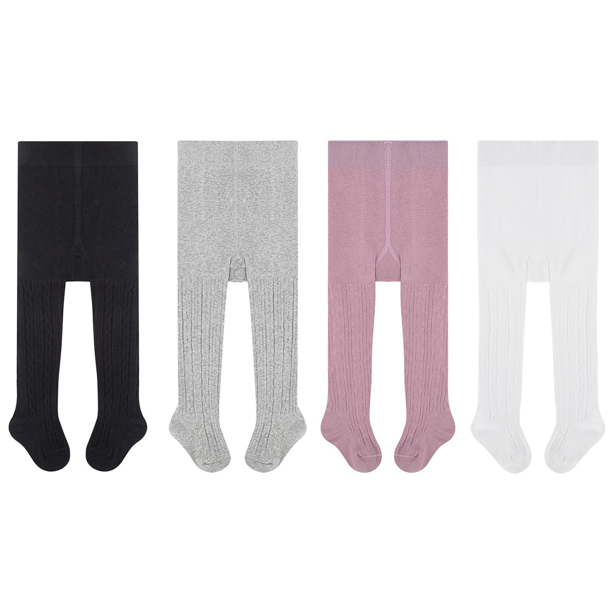 Toddler Girls Tights Cotton Cable Knit Pantyhose Baby Leggings Stockings