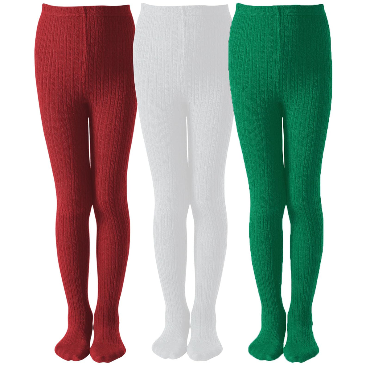 EPEIUS Baby Girl Tights Thick Cable Knit Leggings Seamless Cotton Toddler Girls Stockings School Tights for 2T-12 Years