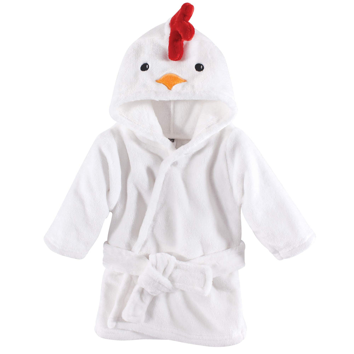 Hudson Baby Unisex Baby Plush Animal Face Bathrobe