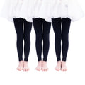 Paralinda 3 Pairs Girl's Microfiber Footless Tights, Girls Dance Tights Footless