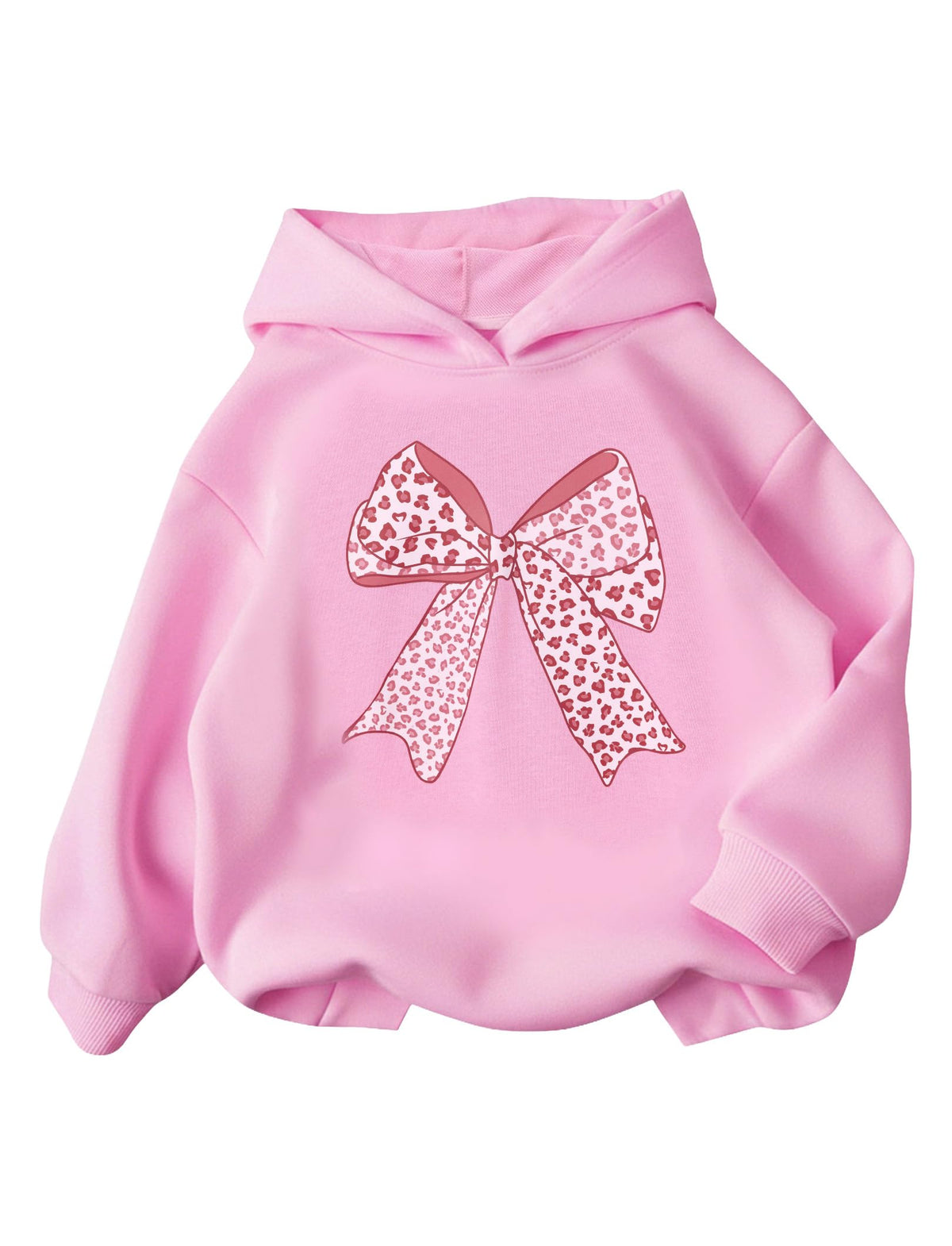 PATPAT Girls Graphic Hoodies Cute Print Pullover Hooded Sweatshirt 4-14Y