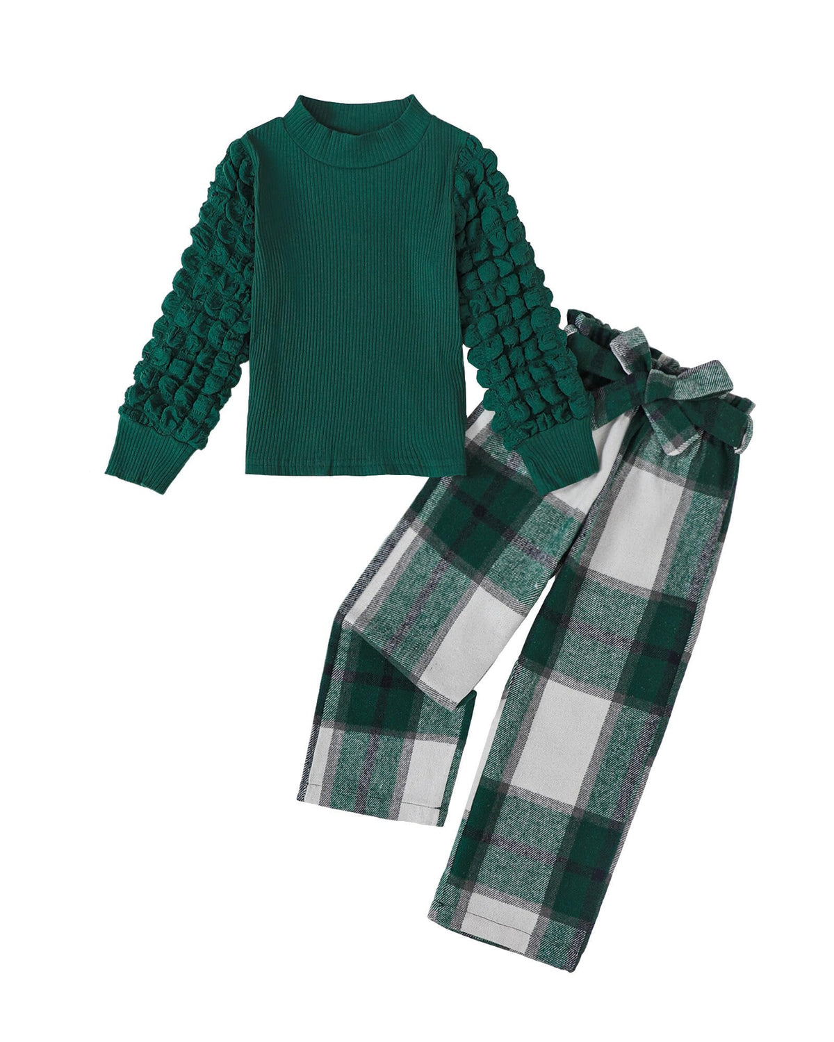 Little Girls Clothes Kids Fall Winter Outfits Pant Set for Girl Age 4-8