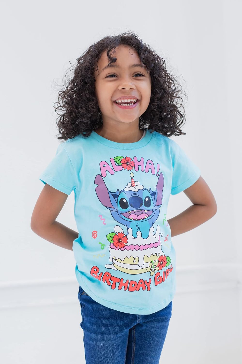 Disney Girls Birthday T-Shirt Infant to Big Kid Sizes (18 Months - 14-16)