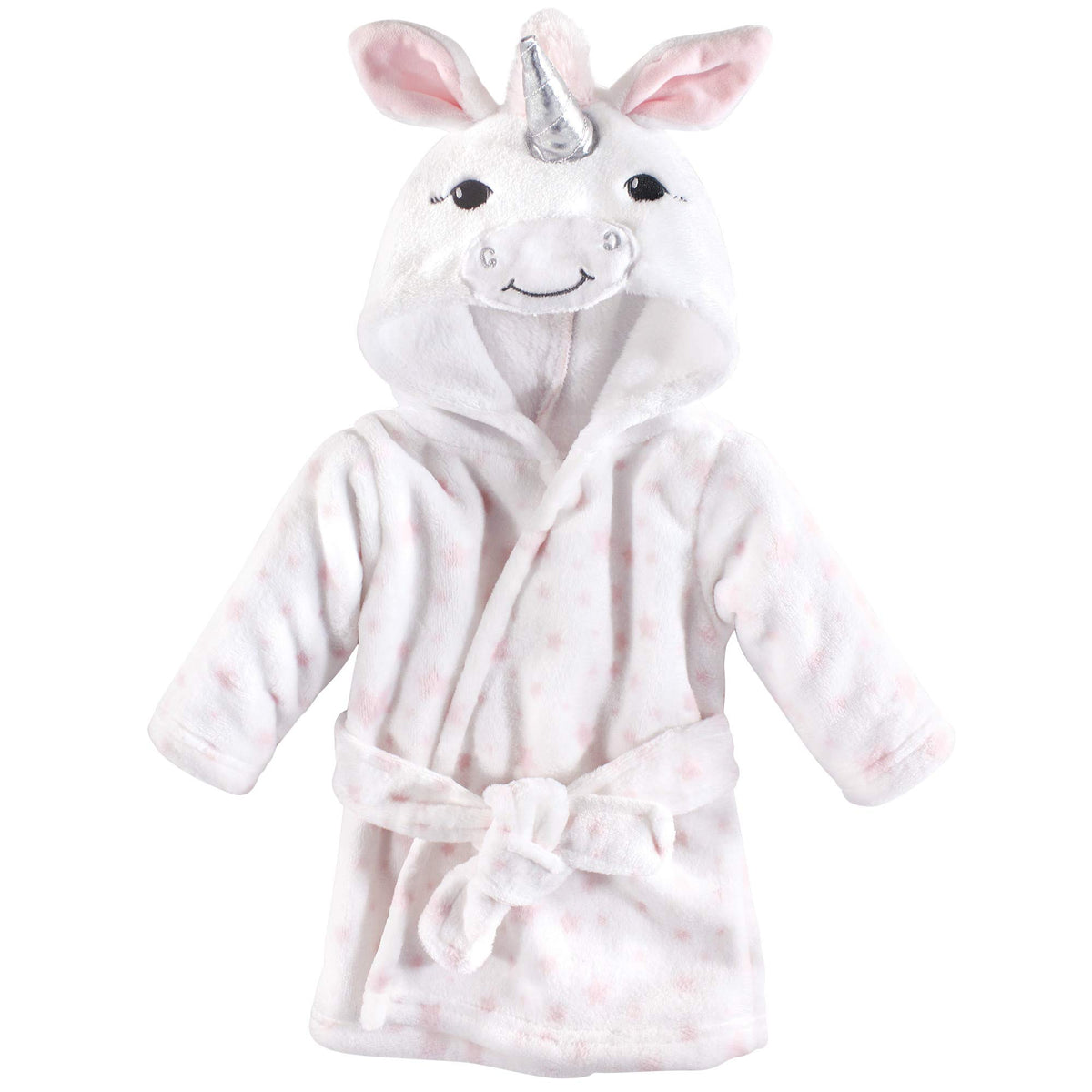 Hudson Baby Unisex Baby Plush Animal Face Bathrobe