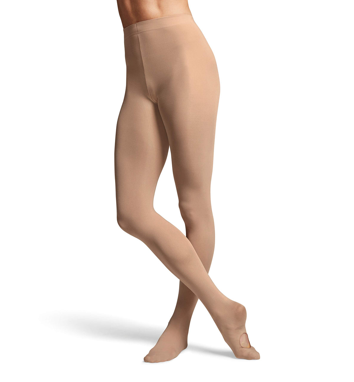 Bloch Girls' Girls Contoursoft Adaptatoe Tights