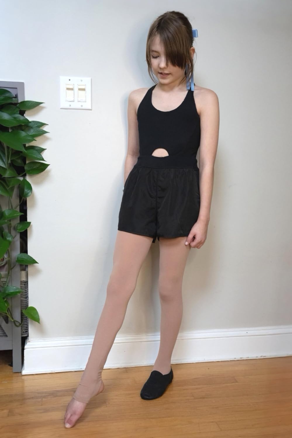 Stelle Girls Women Stirrup Ballet Tights for Dance Class Kids Adult