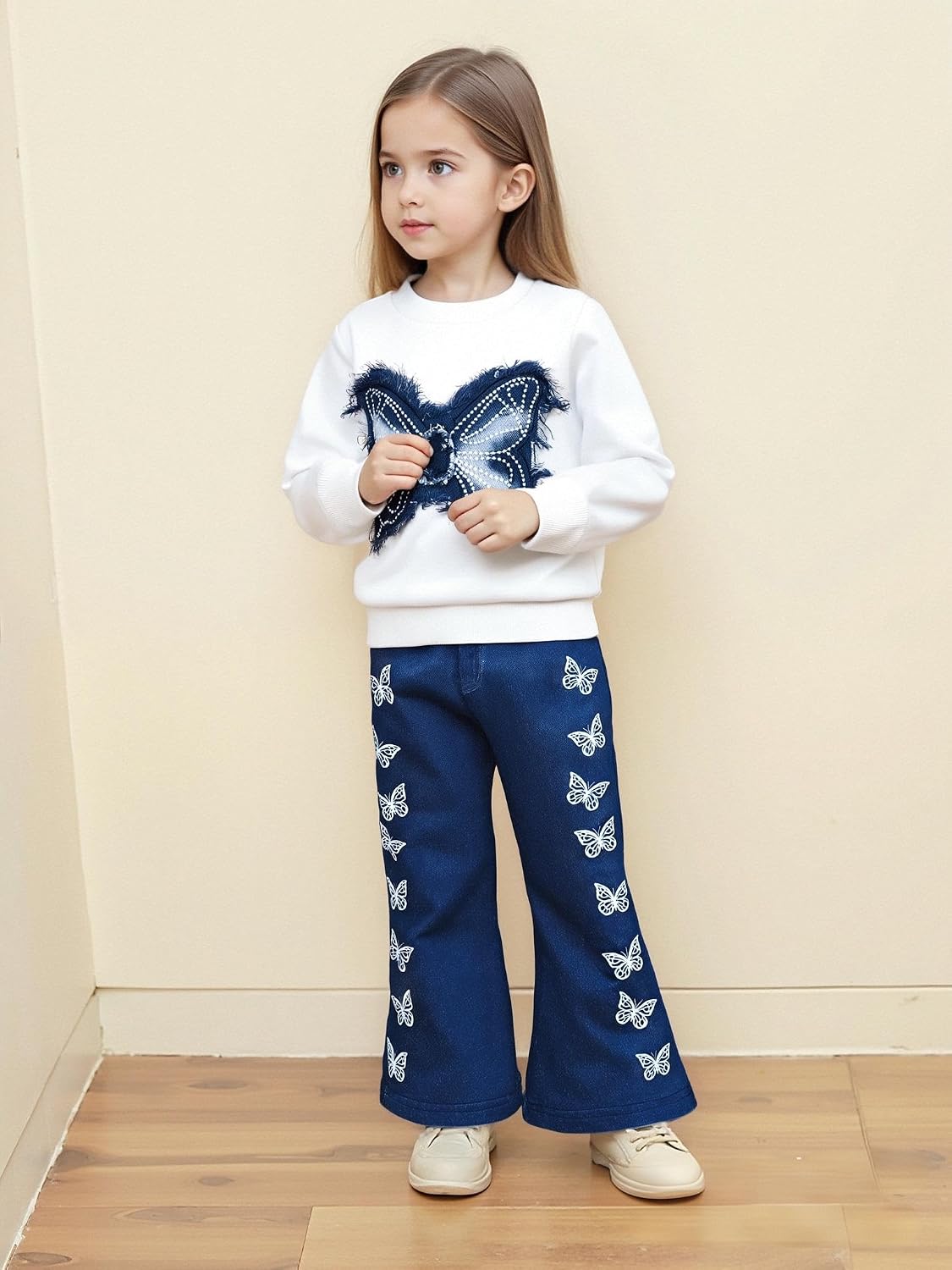 Renotemy Toddler Baby Girl Clothes Fall Winter Outfits Gifts 12Months-5T