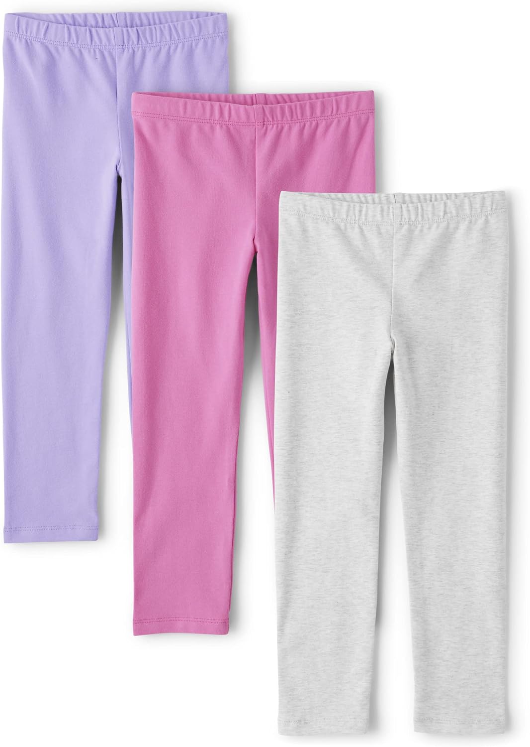 The Children's Place Baby Girls and Toddler Assorted Solid Leggings, Multipacks