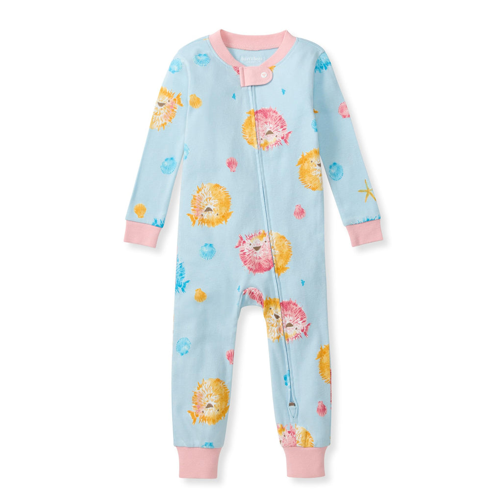 Burt's Bees Baby Boys Footless Pajamas, Sleep and Play Loose Fit, 100% Organic Cotton Soft One-piece PJs, Sizes NB to 6-9 Months