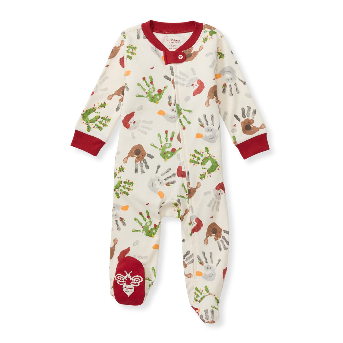 Burt's Bees Baby Boys Footless Pajamas, Sleep and Play Loose Fit, 100% Organic Cotton Soft One-piece PJs, Sizes NB to 6-9 Months