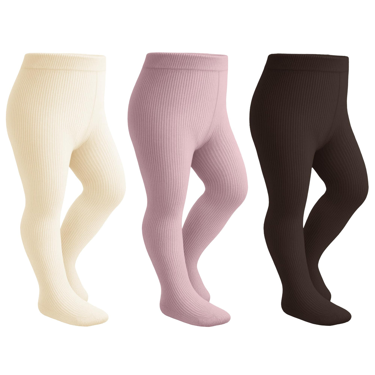 Stelle Toddler Girls Tights Baby Cable Knit Stockings Thick Cotton Legging