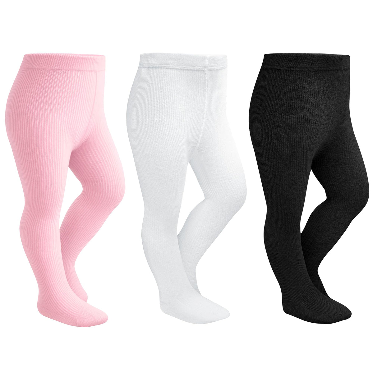 Stelle Toddler Girls Tights Baby Cable Knit Stockings Thick Cotton Legging