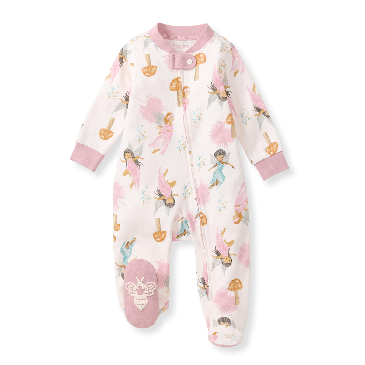 Burt's Bees Baby Boys Footless Pajamas, Sleep and Play Loose Fit, 100% Organic Cotton Soft One-piece PJs, Sizes NB to 6-9 Months