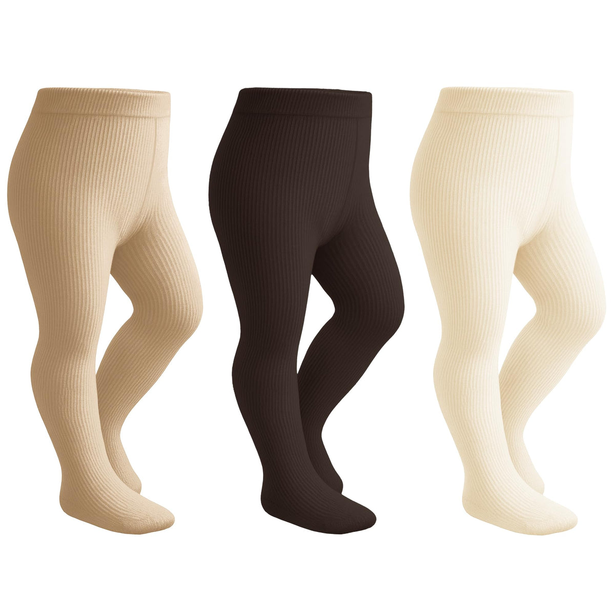 Stelle Toddler Girls Tights Baby Cable Knit Stockings Thick Cotton Legging