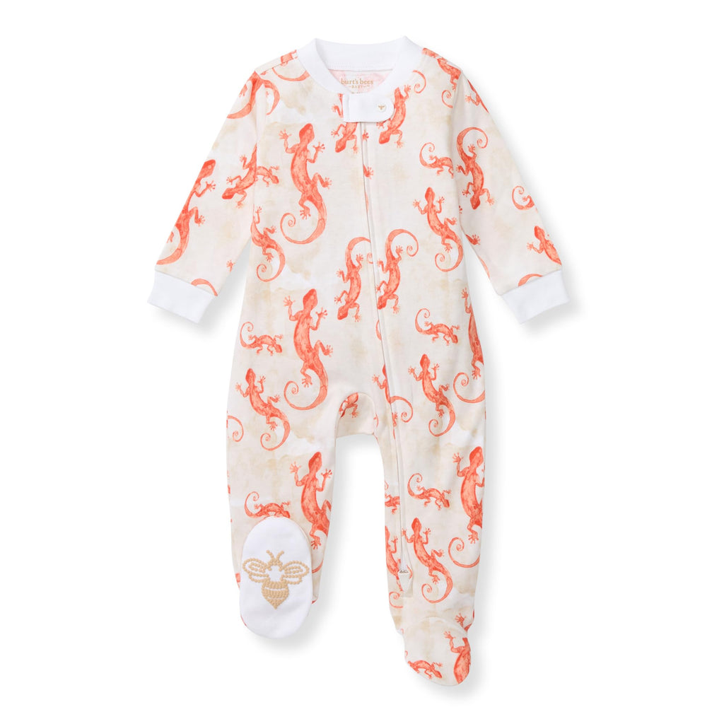 Burt's Bees Baby Boys Footless Pajamas, Sleep and Play Loose Fit, 100% Organic Cotton Soft One-piece PJs, Sizes NB to 6-9 Months