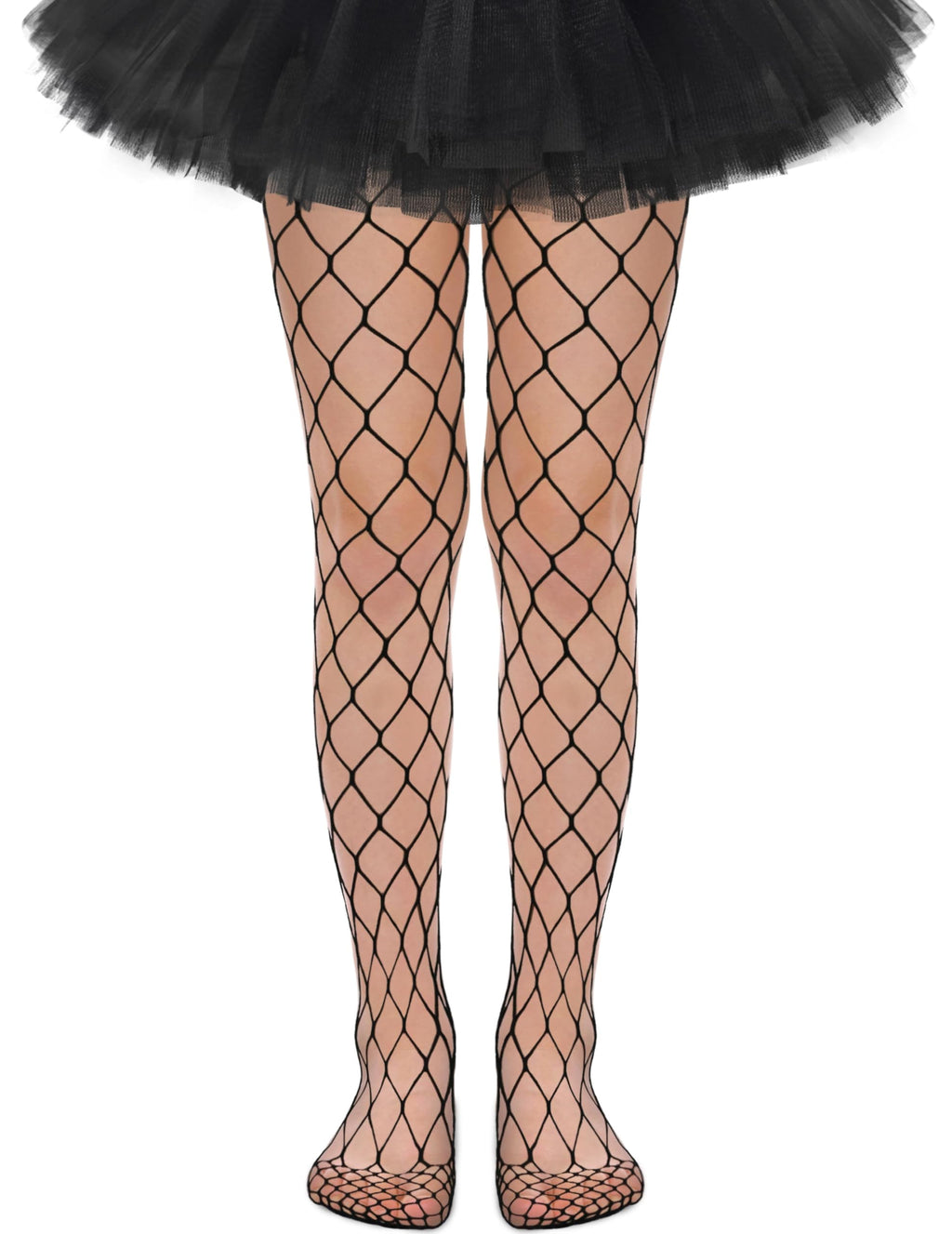 Sarfel Kids Fishnet Stockings Girls Fishnet Tights Toddler Glitter Tights Sparkle Tights for Girl Halloween Tights Rhinestone