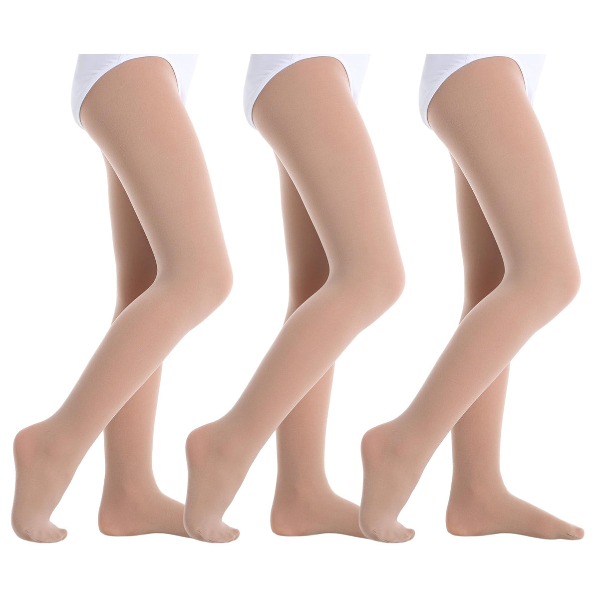 Toddler Girls Tights Dance Ballet Footed Leggings Ultra Soft Stockings for Kids Students