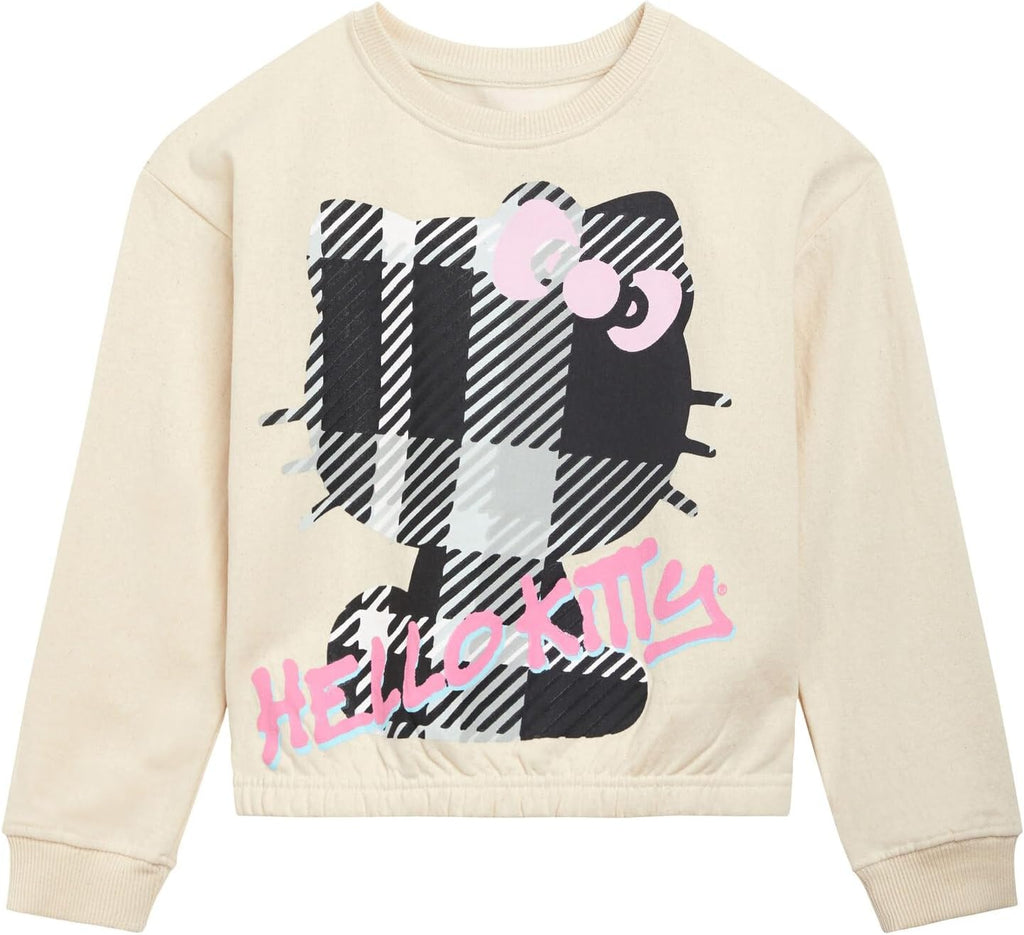 Hello Kitty Girls' Fleece Sweatshirt and Pants Set Toddler to Big Kid