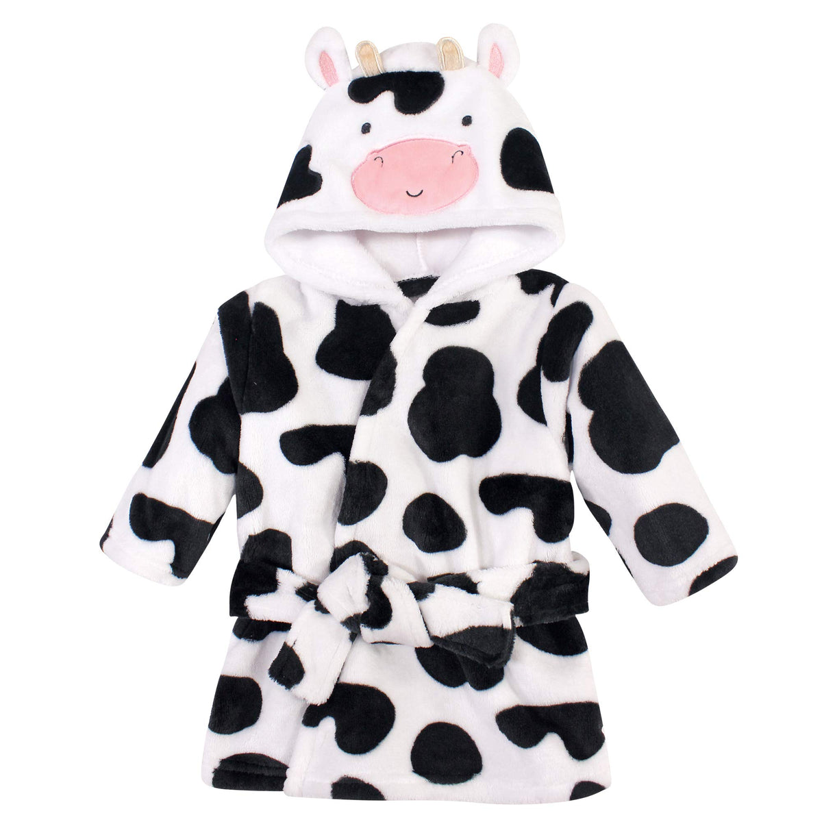 Hudson Baby Unisex Baby Plush Animal Face Bathrobe