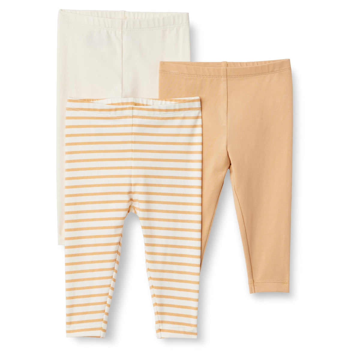 Amazon Essentials x Sofia Grainge Unisex Toddlers and Babies' Cotton Breathable Ankle Length Legging, Pack of 3