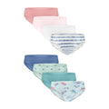 Hanes Girls' And Toddler Organic Underwear, Brief & Hipster, 8-pack, Pure Comfort Organic 100% Cotton Panties