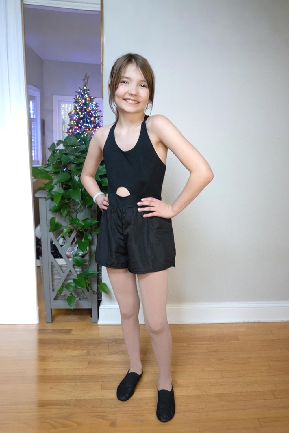 Stelle Girls Women Stirrup Ballet Tights for Dance Class Kids Adult