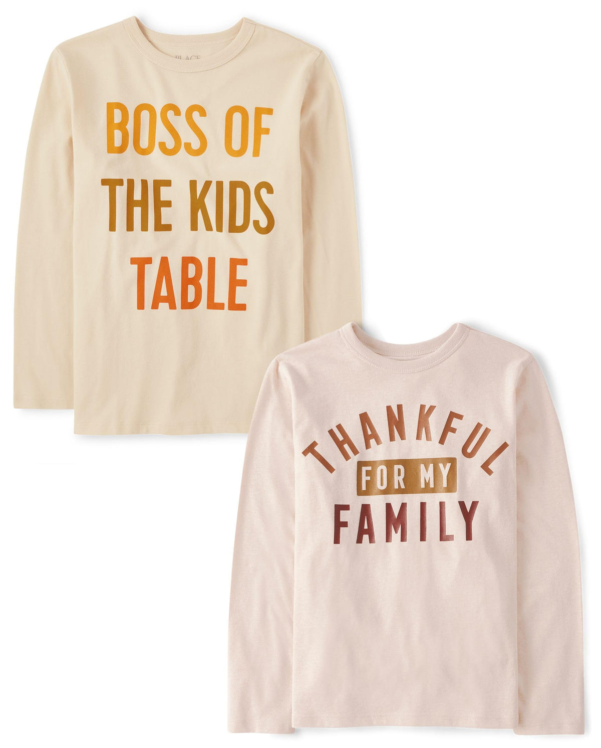 The Children's Place Kids' All Holidays,Birthdays Long Sleeve Graphic T-Shirts,2 Pack