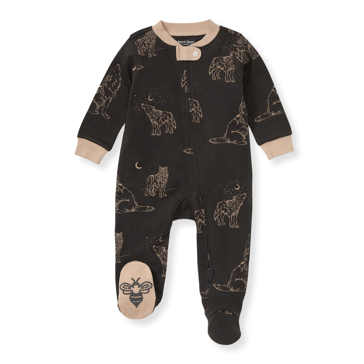 Burt's Bees Baby Boys Footless Pajamas, Sleep and Play Loose Fit, 100% Organic Cotton Soft One-piece PJs, Sizes NB to 6-9 Months