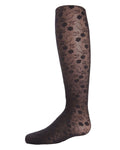 MeMoi Sweet Blossoms Sheer Tights for Girls, Ultra Soft and Lightweight Floral Lace Girls Tights - Sizes 2-14
