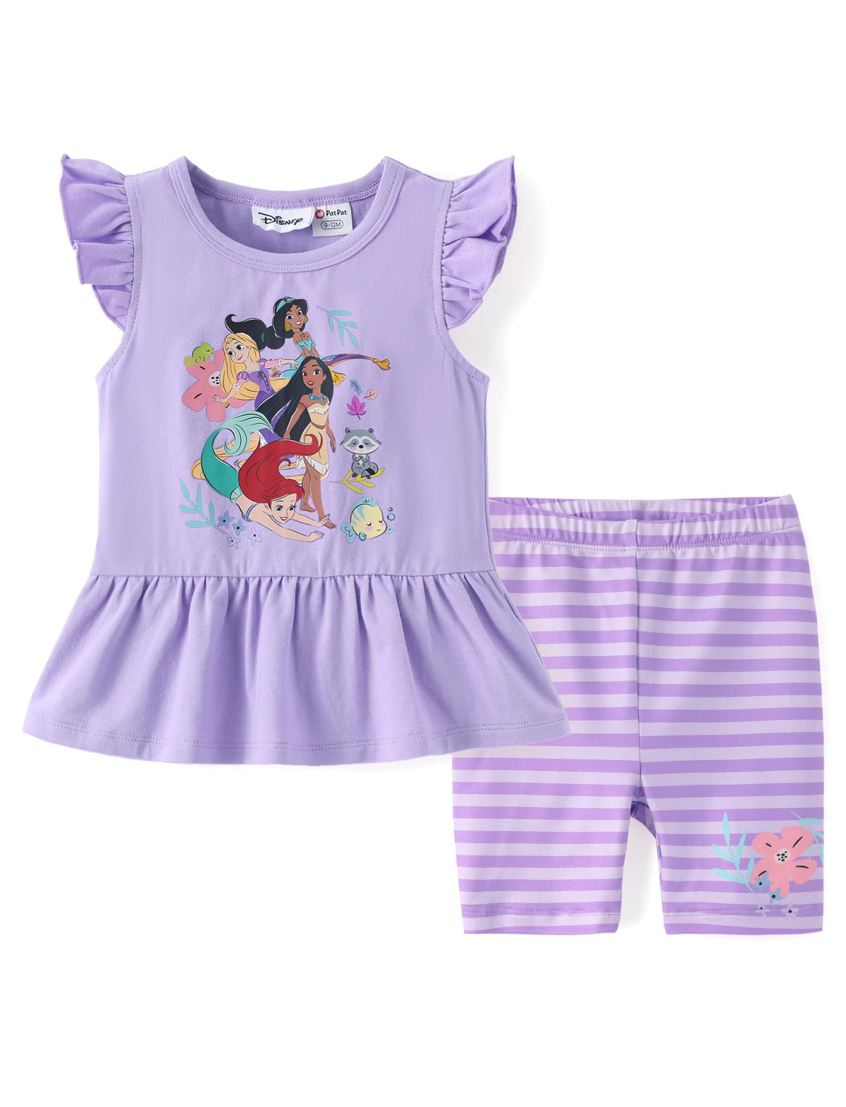 Disney Toddler Girls Clothes Long Sleeve Shirt Leggings 2pcs Outfits Set