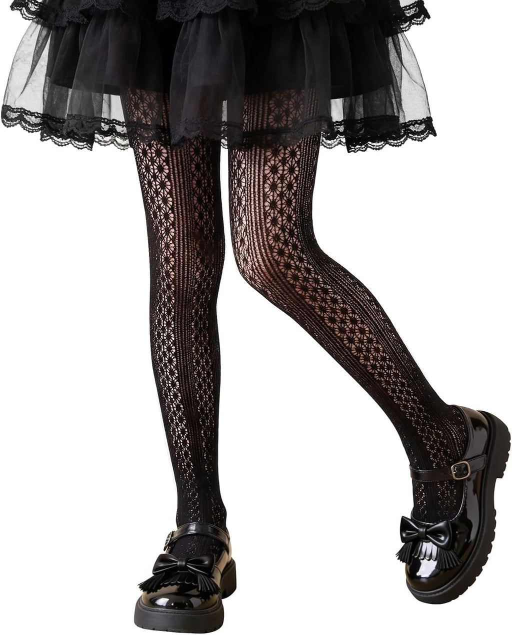 Century Star Girls Lace Tights for Girls Toddler Hollow Fishnet Tights