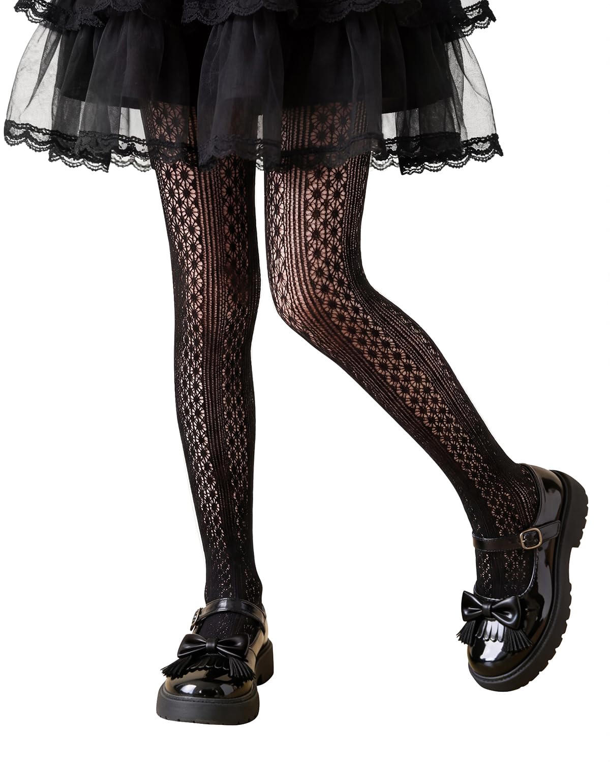 Century Star Girls Lace Tights for Girls Toddler Hollow Fishnet Tights