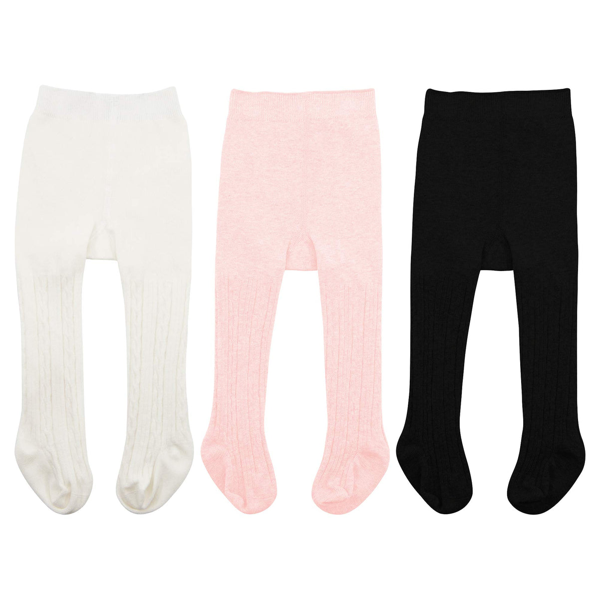 Zando Cable Knit Toddler Tights Baby Seamless Leggings Girls Stockings