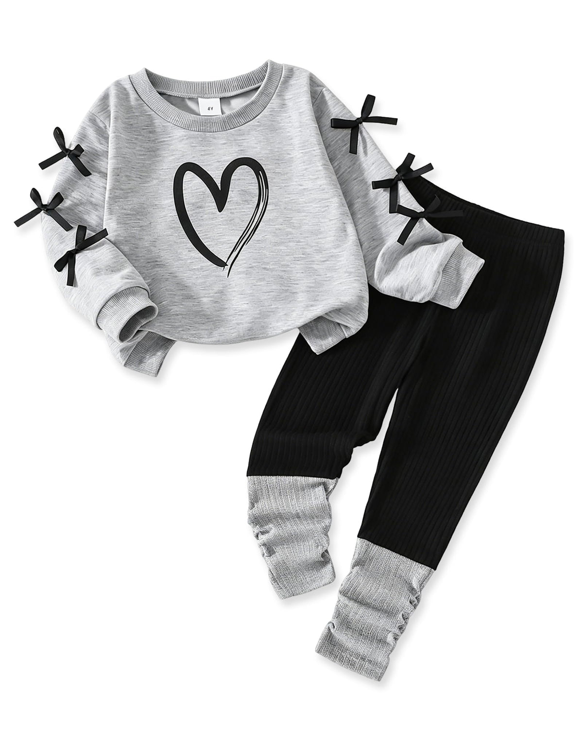Toddler Girl Clothes Little Kids Fall Outfits Winter Sweatshirt Pants Set