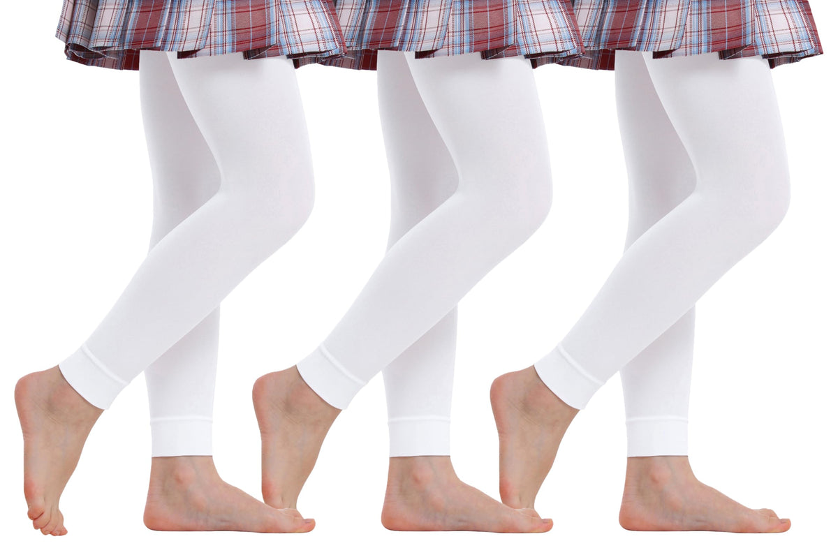 Girls Footless Tights for Dance Ballet Ultra Soft Leggings for Toddler Gymnastics Students Children Stockings