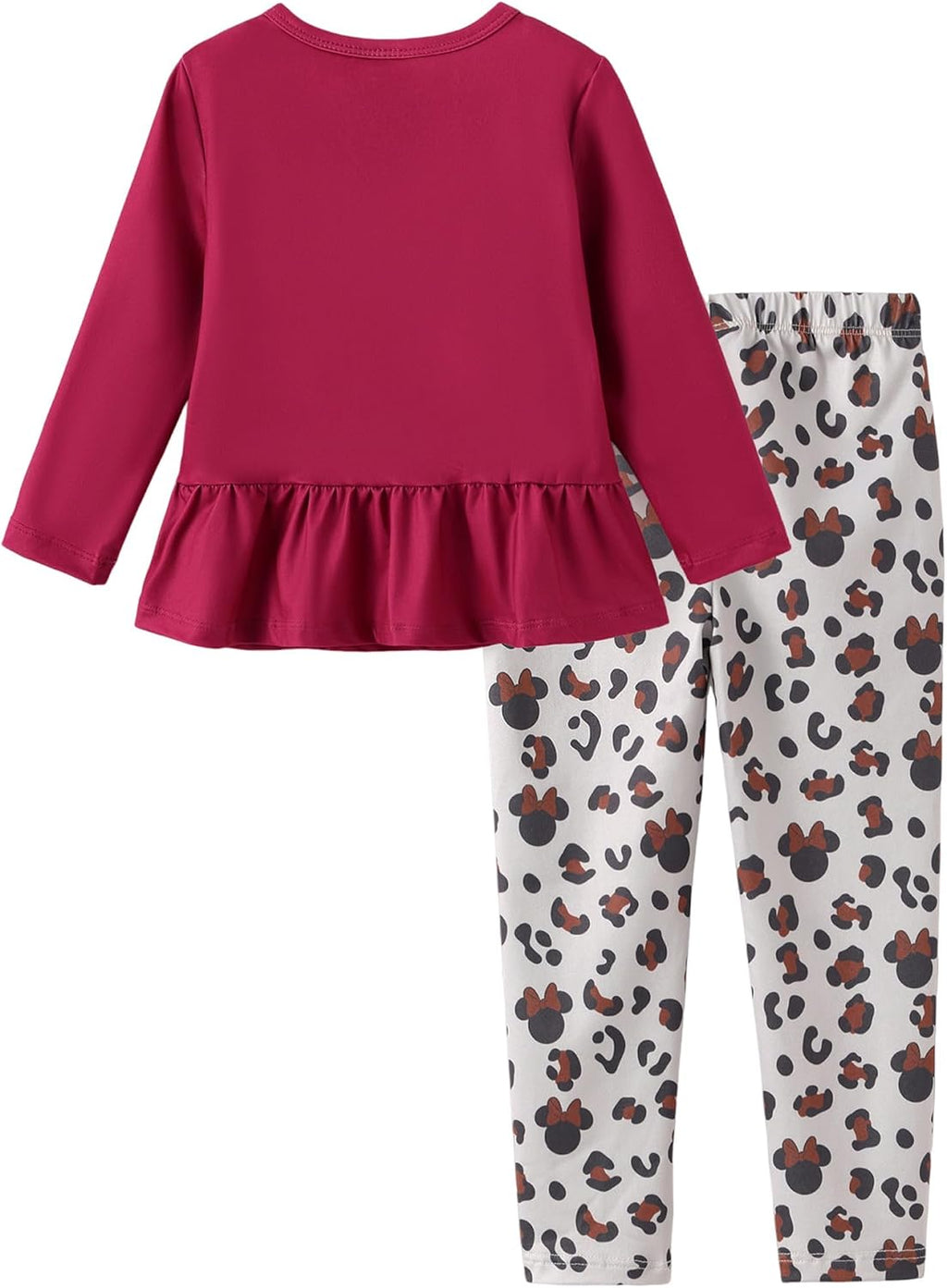 Disney Toddler Girls Clothes Long Sleeve Shirt Leggings 2pcs Outfits Set
