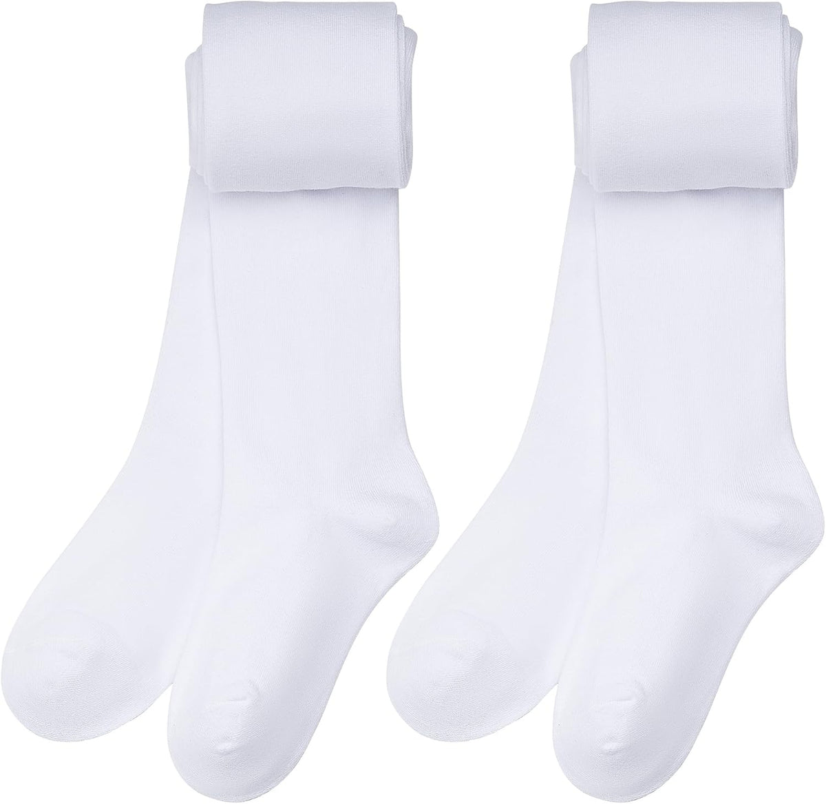 Dxhycc 2 Pack Girls Cotton Tights School Dress Tights Warm Legging 2T-13Y