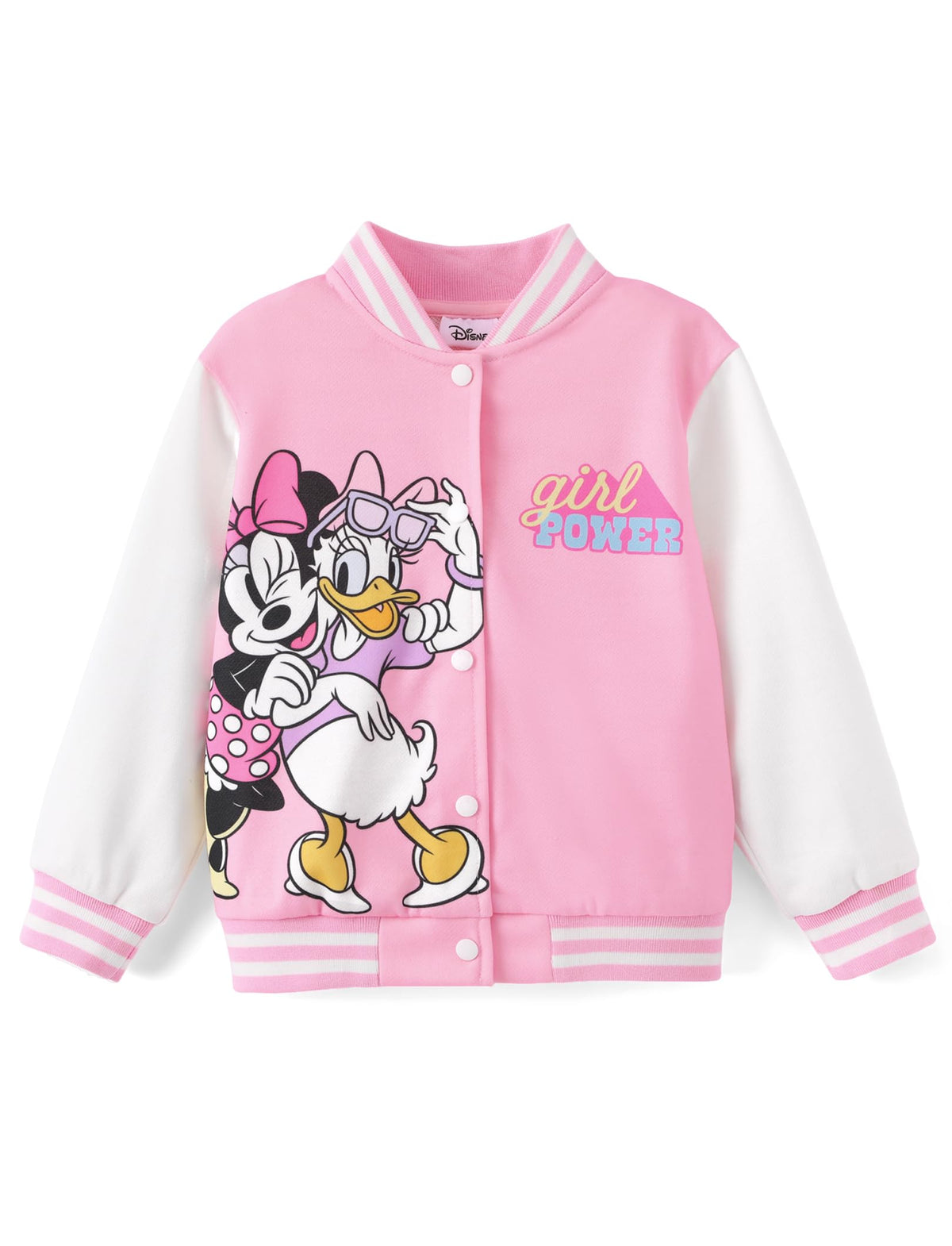 Disney Girl & Boy Varsity Bomber Jacket Fall Sweatshirt Toddler to Big Kid